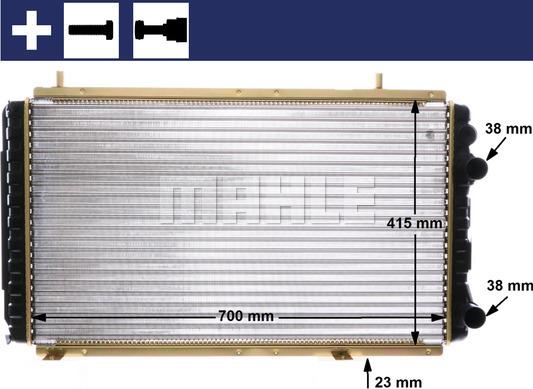 Wilmink Group WG2182815 - Радиатор, охлаждане на двигателя vvparts.bg