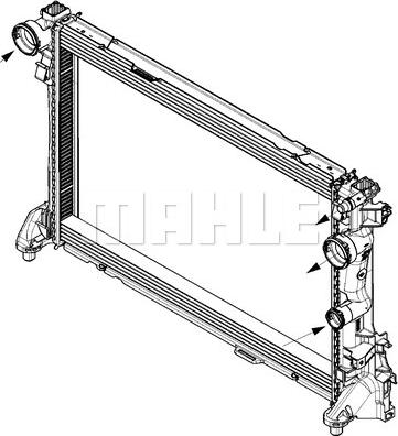 Wilmink Group WG2182818 - Радиатор, охлаждане на двигателя vvparts.bg