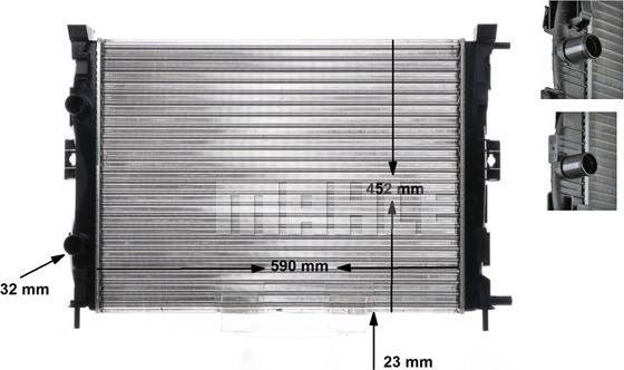 Wilmink Group WG2182823 - Радиатор, охлаждане на двигателя vvparts.bg