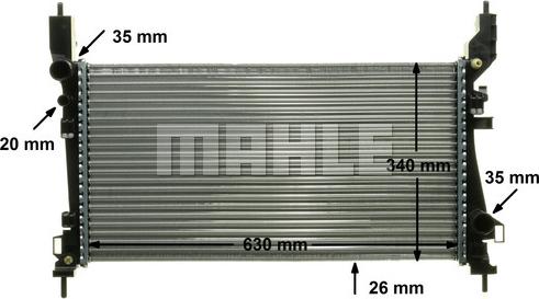 Wilmink Group WG2182354 - Радиатор, охлаждане на двигателя vvparts.bg