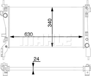 Wilmink Group WG2182355 - Радиатор, охлаждане на двигателя vvparts.bg