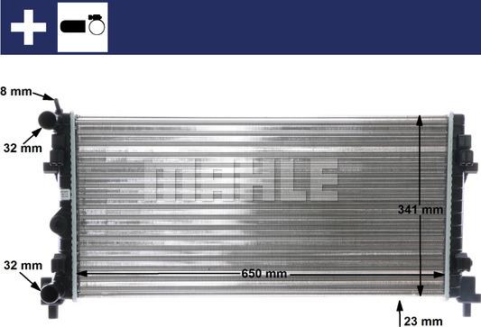 Wilmink Group WG2182314 - Радиатор, охлаждане на двигателя vvparts.bg