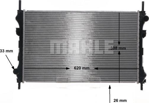 Wilmink Group WG2182375 - Радиатор, охлаждане на двигателя vvparts.bg