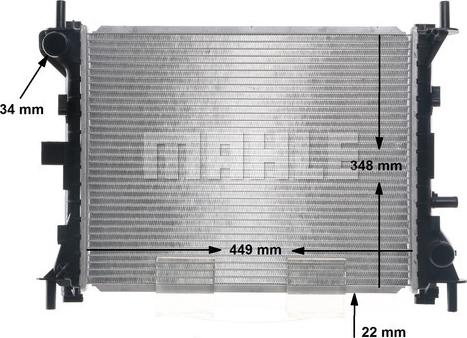 Wilmink Group WG2182370 - Радиатор, охлаждане на двигателя vvparts.bg