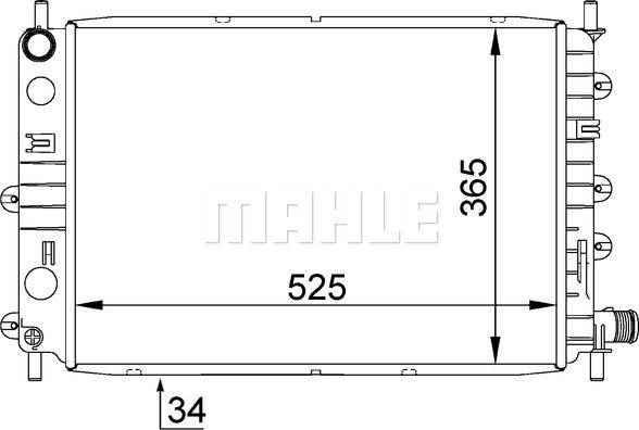 Wilmink Group WG2182377 - Радиатор, охлаждане на двигателя vvparts.bg