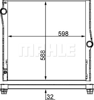 Wilmink Group WG2182269 - Радиатор, охлаждане на двигателя vvparts.bg