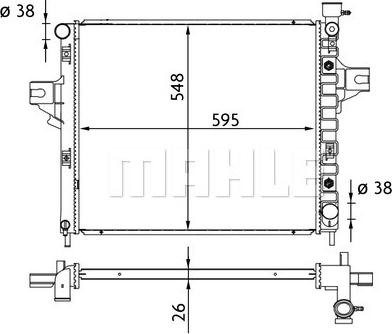 Wilmink Group WG2182749 - Радиатор, охлаждане на двигателя vvparts.bg