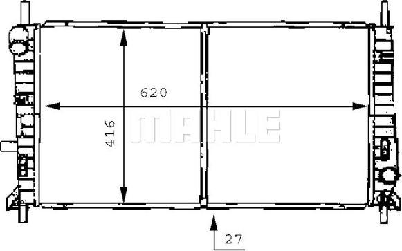 Wilmink Group WG2182735 - Радиатор, охлаждане на двигателя vvparts.bg