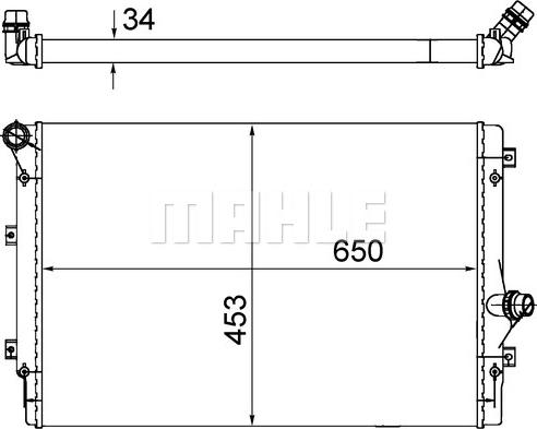 Wilmink Group WG2182725 - Радиатор, охлаждане на двигателя vvparts.bg