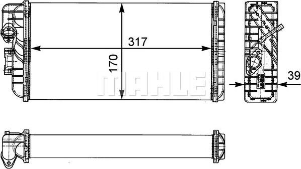 Wilmink Group WG2179995 - Топлообменник, отопление на вътрешното пространство vvparts.bg