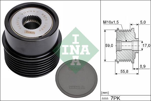 Wilmink Group WG2175110 - Ремъчна шайба, генератор vvparts.bg