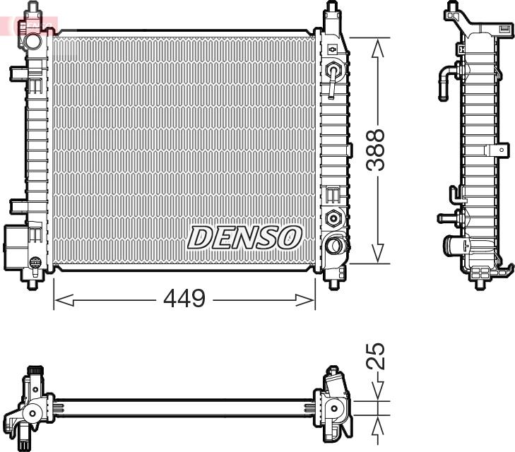 Wilmink Group WG2339269 - Радиатор, охлаждане на двигателя vvparts.bg