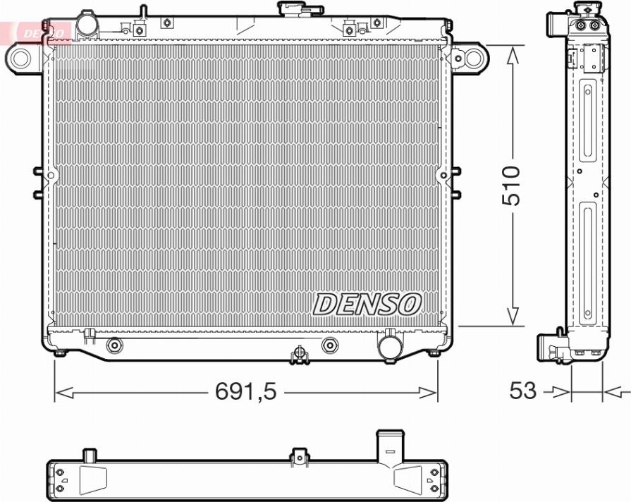 Wilmink Group WG2339278 - Радиатор, охлаждане на двигателя vvparts.bg