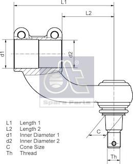 Wilmink Group WG2320688 - Сферична глава, превключващи щанги vvparts.bg