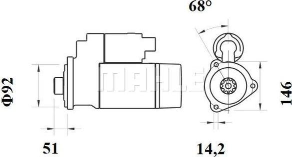 Wilmink Group WG2203434 - Стартер vvparts.bg