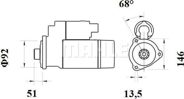 Wilmink Group WG2203433 - Стартер vvparts.bg