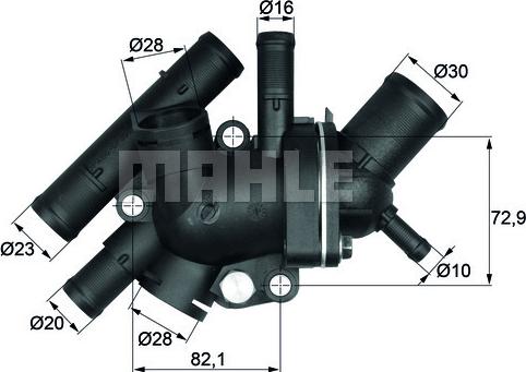 Wilmink Group WG2224826 - Термостат, охладителна течност vvparts.bg