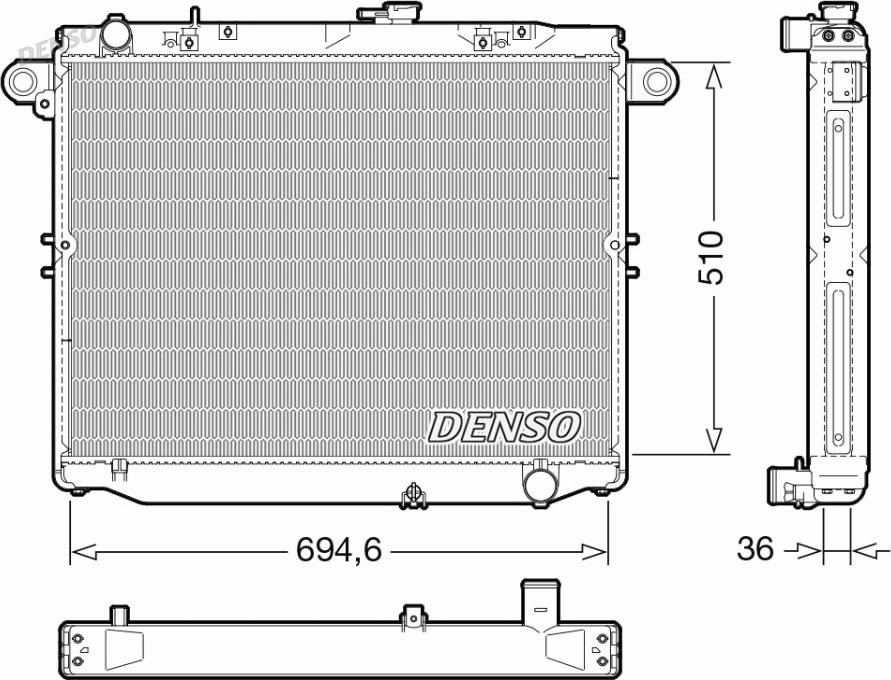 Wilmink Group WG2270693 - Радиатор, охлаждане на двигателя vvparts.bg