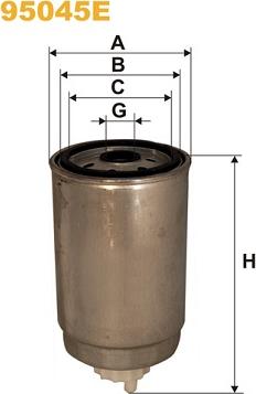 WIX Filters 95045E - Горивен филтър vvparts.bg