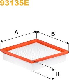 WIX Filters 93135E - Филтър купе (поленов филтър) vvparts.bg