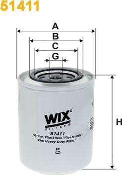 WIX Filters 51411 - Маслен филтър vvparts.bg