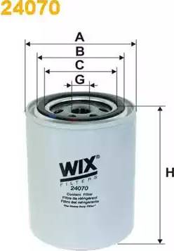 WIX Filters 24070 - Филтър за охладителната течност vvparts.bg