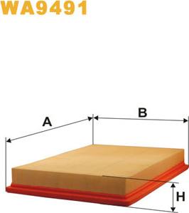 WIX Filters WA9491 - Въздушен филтър vvparts.bg