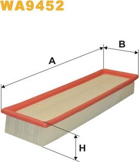 WIX Filters WA9452 - Въздушен филтър vvparts.bg