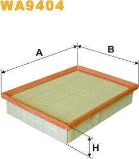 WIX Filters WA9404 - Въздушен филтър vvparts.bg