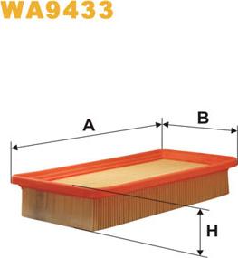 WIX Filters WA9433 - Въздушен филтър vvparts.bg