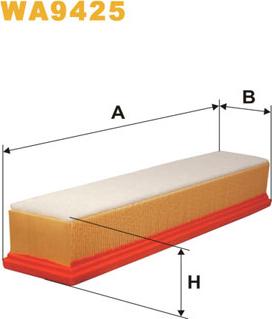 WIX Filters WA9425 - Въздушен филтър vvparts.bg
