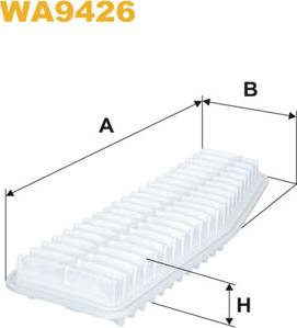 WIX Filters WA9426 - Въздушен филтър vvparts.bg