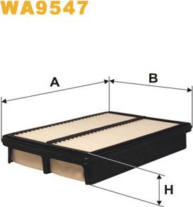 WIX Filters WA9547 - Въздушен филтър vvparts.bg