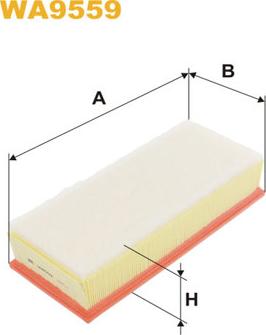 WIX Filters WA9559 - Въздушен филтър vvparts.bg