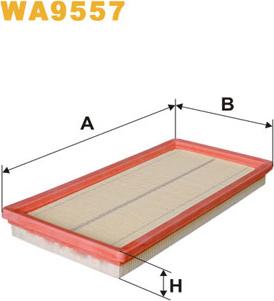 WIX Filters WA9557 - Въздушен филтър vvparts.bg