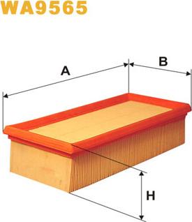 WIX Filters WA9565 - Въздушен филтър vvparts.bg