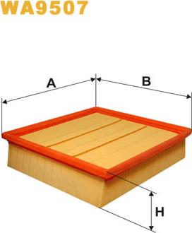 WIX Filters WA9507 - Въздушен филтър vvparts.bg