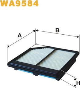 WIX Filters WA9584 - Въздушен филтър vvparts.bg