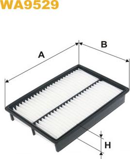 WIX Filters WA9529 - Въздушен филтър vvparts.bg