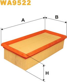 WIX Filters WA9522 - Въздушен филтър vvparts.bg