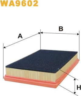 WIX Filters WA9602 - Въздушен филтър vvparts.bg
