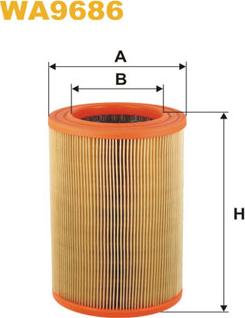 WIX Filters WA9686 - Въздушен филтър vvparts.bg