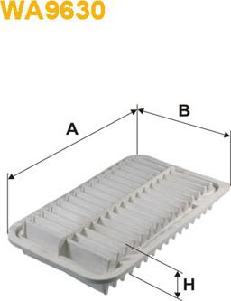 WIX Filters WA9630 - Въздушен филтър vvparts.bg