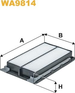 WIX Filters WA9814 - Въздушен филтър vvparts.bg