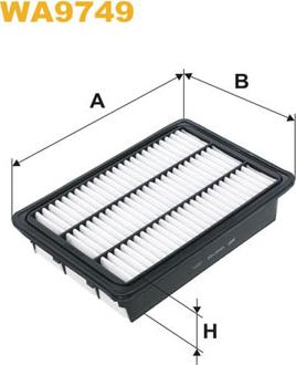 WIX Filters WA9749 - Въздушен филтър vvparts.bg