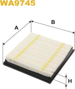 WIX Filters WA9745 - Въздушен филтър vvparts.bg