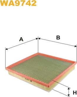 WIX Filters WA9742 - Въздушен филтър vvparts.bg