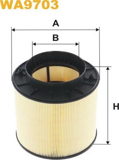 WIX Filters WA9703 - Въздушен филтър vvparts.bg