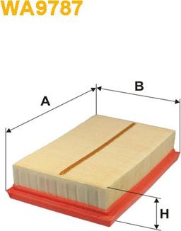 WIX Filters WA9787 - Въздушен филтър vvparts.bg
