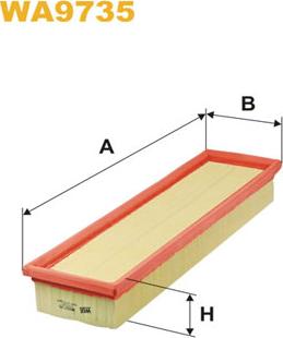 WIX Filters WA9735 - Въздушен филтър vvparts.bg